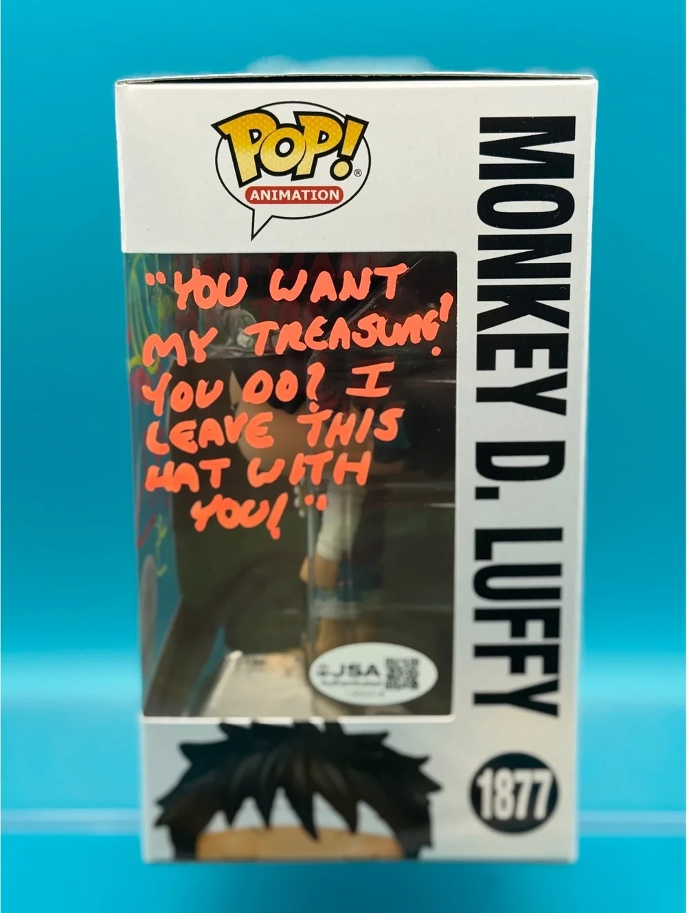 Colleen Clinkenbeard and Erica Schroeder signed Luffy One piece Funko JSA COA